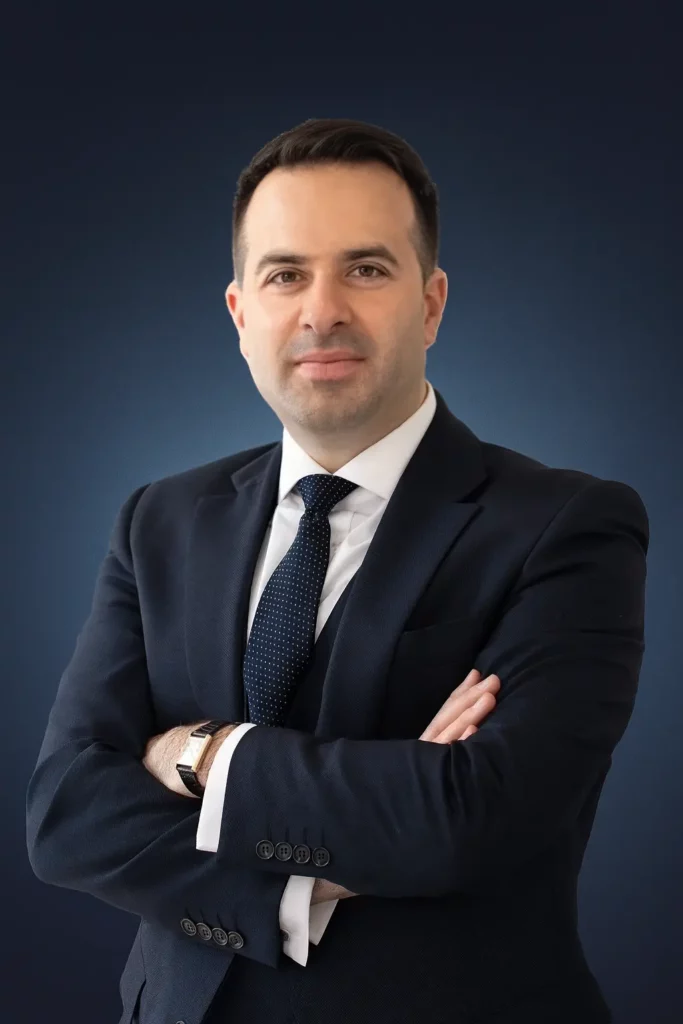 Portrait shot of Thomas Schofield KC